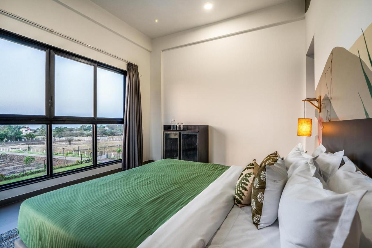 Casa Boho By Stayvista - Contemporary Design, Farm-View, Swimming Pool & Indoor Games For A Chic Retreat 나식 외부 사진