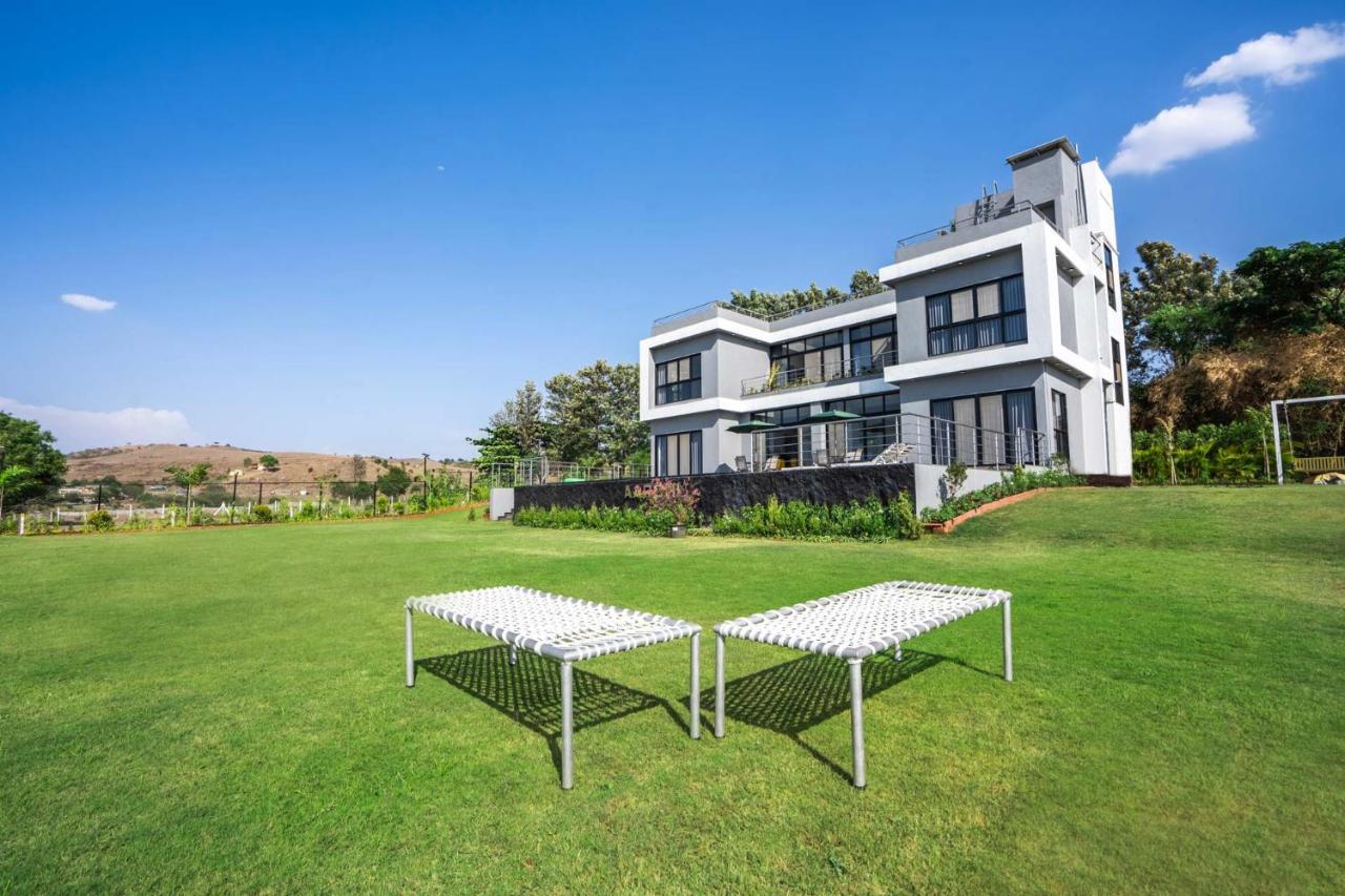Casa Boho By Stayvista - Contemporary Design, Farm-View, Swimming Pool & Indoor Games For A Chic Retreat 나식 외부 사진